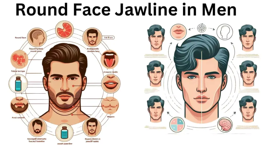 Round Face Jawline in Men