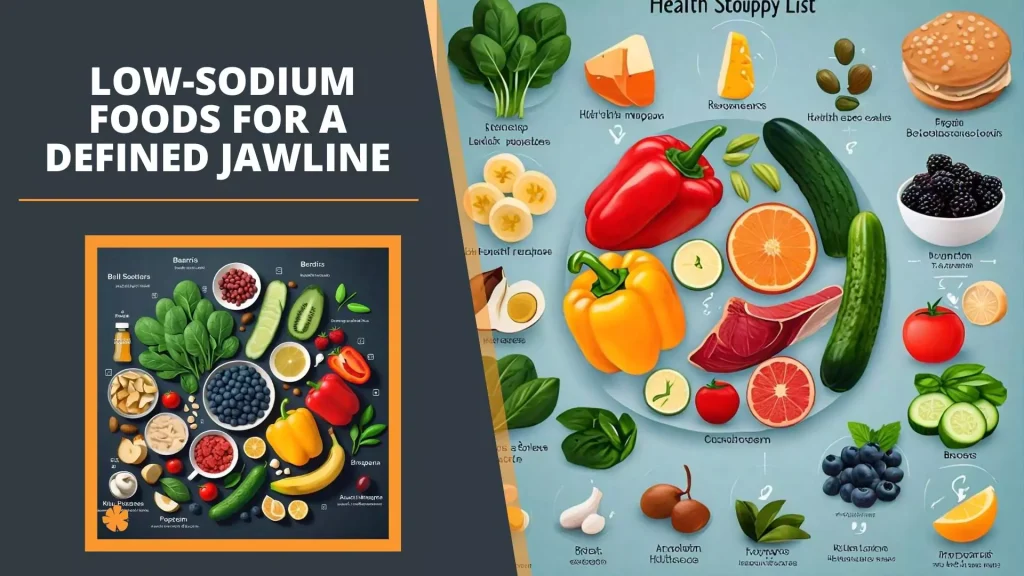 Low-Sodium Foods for a Defined Jawline