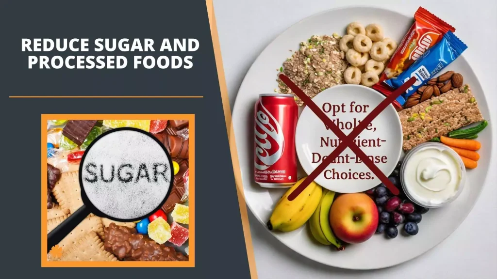 Reduce Sugar and Processed Foods