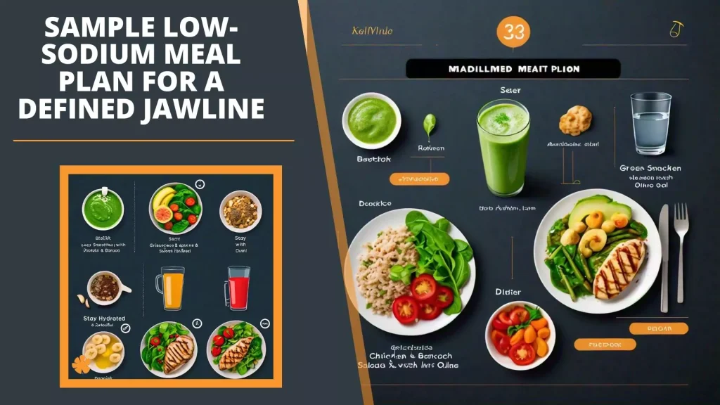 Sample Low-Sodium Meal Plan for a Defined Jawline